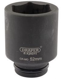 Draper Expert 52mm 3/4 Inch Square Drive Hi-Torq® 6 Point Deep Impact Socket