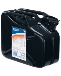 Draper 10L Steel Fuel Can (Black)