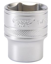 Draper 1/2 Inch Square Drive 6 Point Imperial Socket (15/16 Inch)