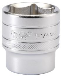 Draper 1/2 Inch Square Drive 6 Point Imperial Socket (1.1/4 Inch)