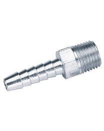 Draper 1/4 Inch BSP Taper 1/4 Inch Bore PCL Male Screw Tailpiece Pack of 5