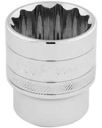 Draper 1/2 Inch Square Drive Hi-Torq® 12 Point Socket (30mm)