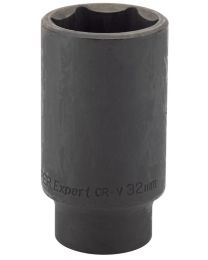 Draper Expert 32mm 1/2 Inch Square Drive Deep Impact Socket (Sold Loose)