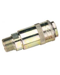 Draper 3/8 Inch Male Thread PCL Tapered Airflow Coupling
