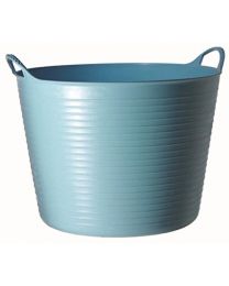 Tubtrugs 36L Large Flexible 2-Handled Recycled Tub, Sky Blue