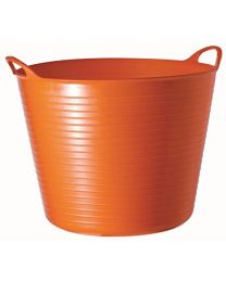 Faulks & Cox Tubtrugs 36L Large Flexible 2-Handled Recycled Tub, Orange