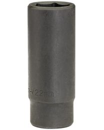 Draper Expert 22mm 1/2 Inch Square Drive Deep Impact Socket (Sold Loose)