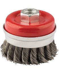 Draper 60mm x M14 Twist Knot Wire Cup Brush