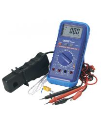 Draper Expert Autoranging Digital Automotive Analyser with Stand and Rubber Holster