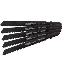 Draper DT118B 92mm Jigsaw Blade Set (5 Piece)