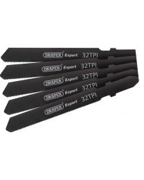 Draper DT118G 92mm Jigsaw Blade Set (5 Piece)