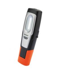 Draper Compact Inspection Lamp with Rechargeable 2W COB LED (Orange)