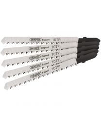 Draper DT101BR 100mm Jigsaw Blade Set (5 Piece)