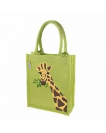 Jute Shopping Bag, Small, Giraffe