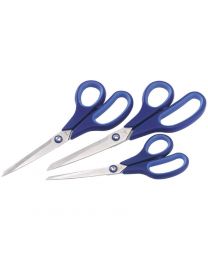 Draper Soft Grip Household Scissor Set (3 Piece)