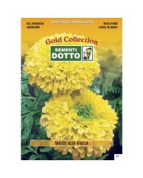 Tall Marigold (Tagetes Erecta) - Gold Seeds By Sementi Dotto 1.8gr
