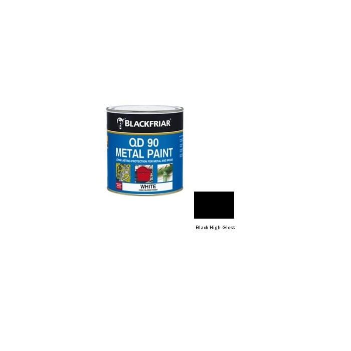 Black Friars QD90 Metal Paint Black 250ml - AllTheSupplies™